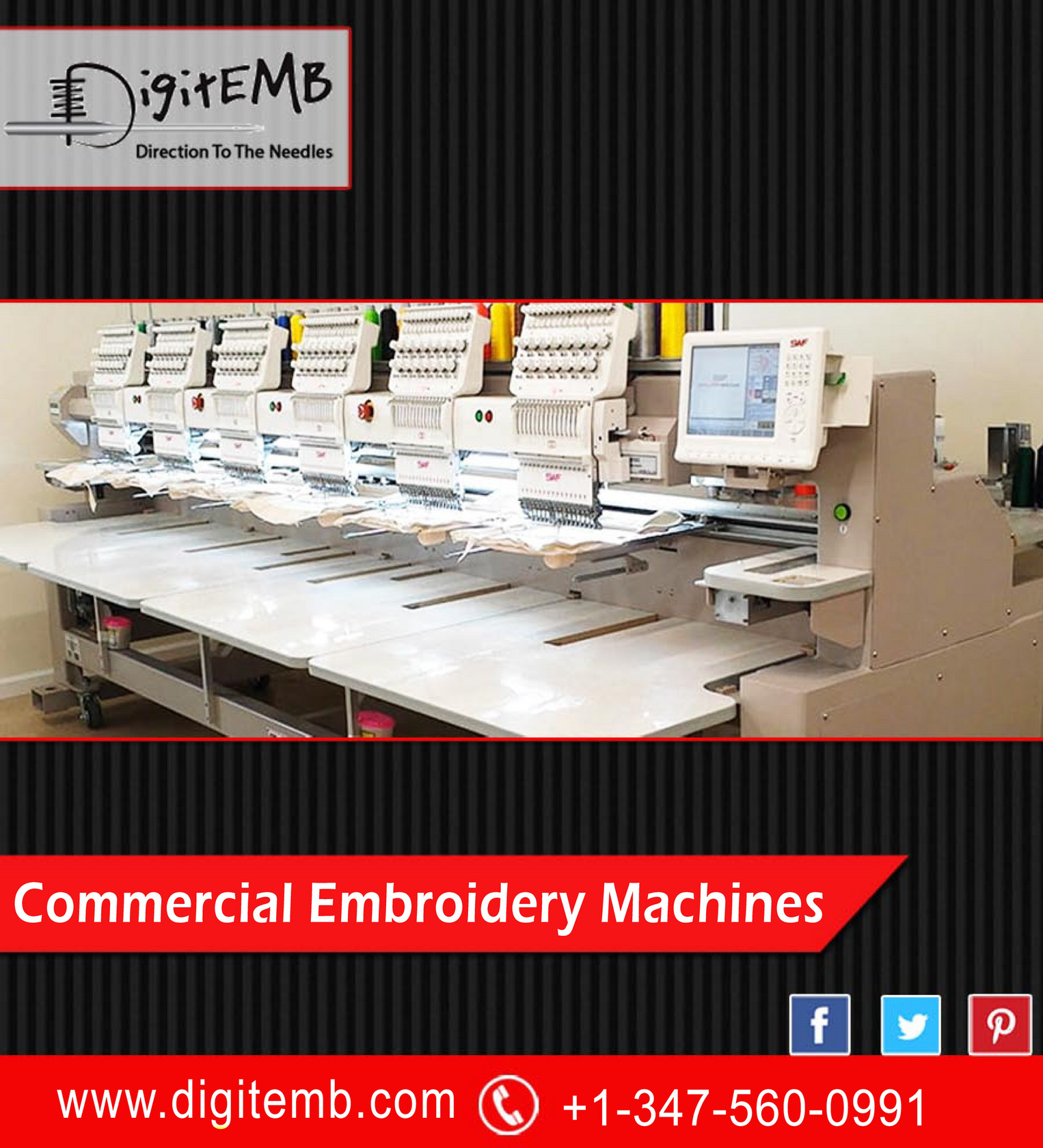 Commercial Embroidery Machines Commercial Embroidery Machines Page