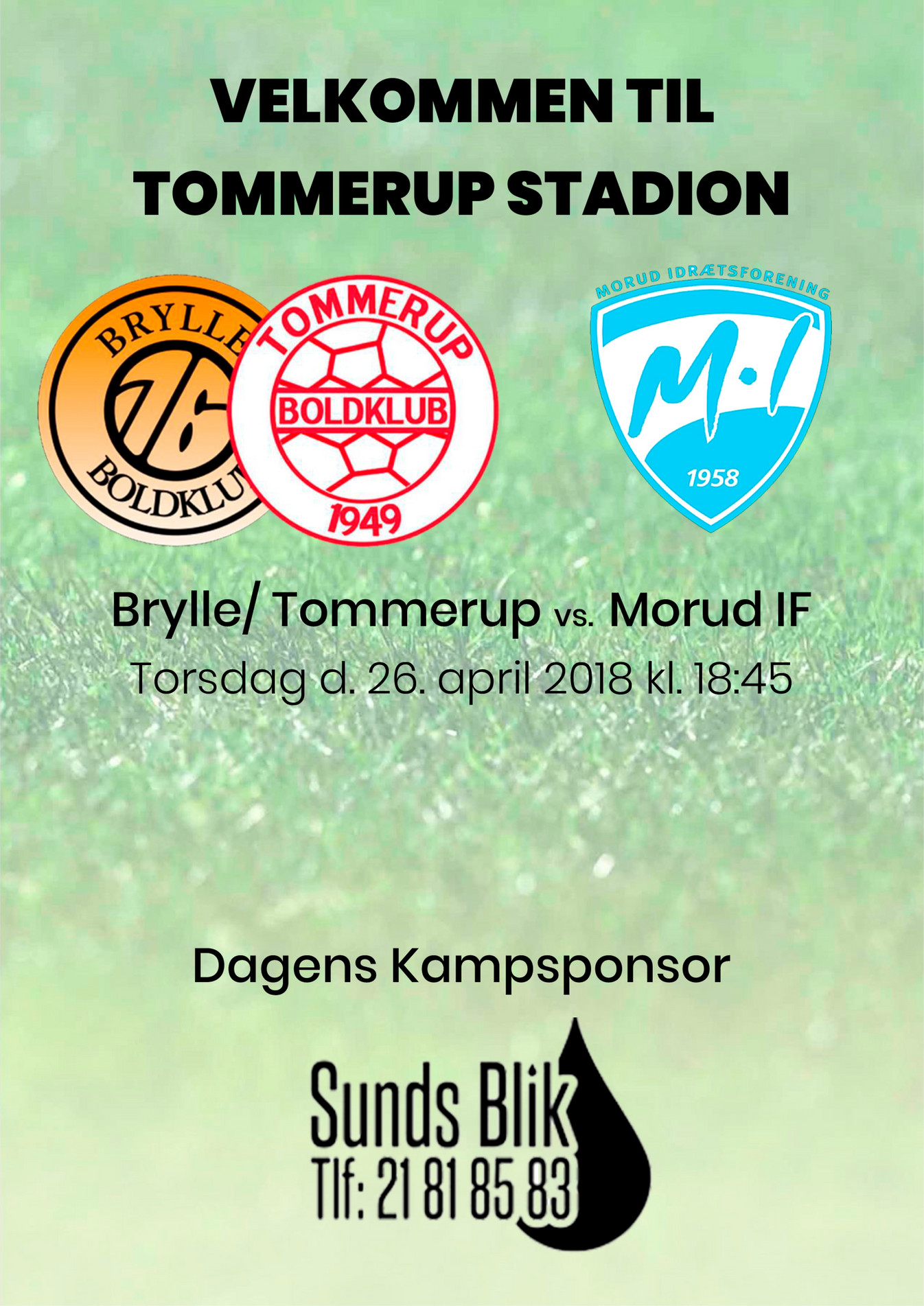 Tommerup Boldklub - Kampprogram - Morud IF - Side 1 - Created With ...