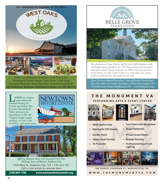 My publications - 2023_2024 Winchester Virginia Visitors Guide - Page ...