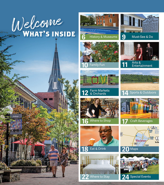 My publications - 2023_2024 Winchester Virginia Visitors Guide - Page 2 ...