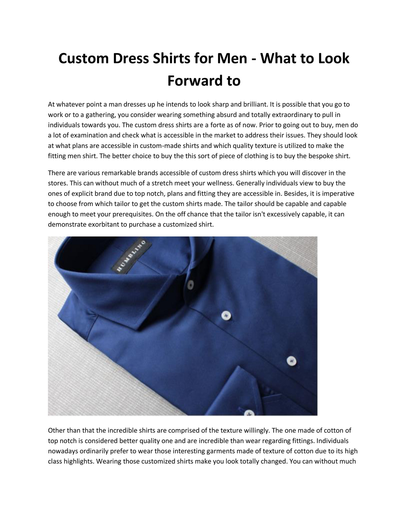 cam heating - Custom Dress Shirts for Men - What to Look Forward to ...