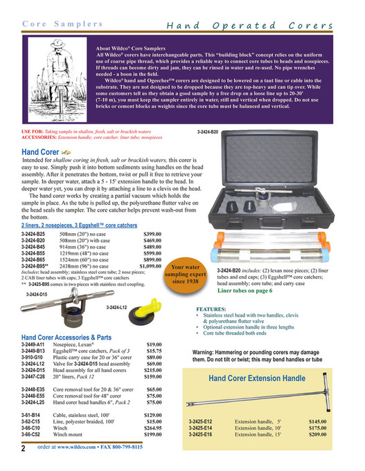 Core Sampling Handle kevinh.work - sampling - catalog Wildco - Page 4-5 - Created with ...