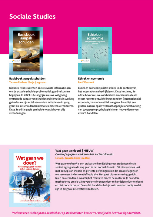 Noordhoff Hoger Onderwijs - Brochure Hoger Onderwijs 2024 - Pagina 20-21