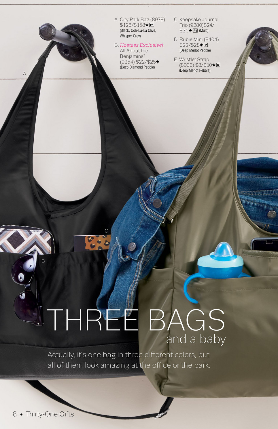 Thirty one city park on sale bag