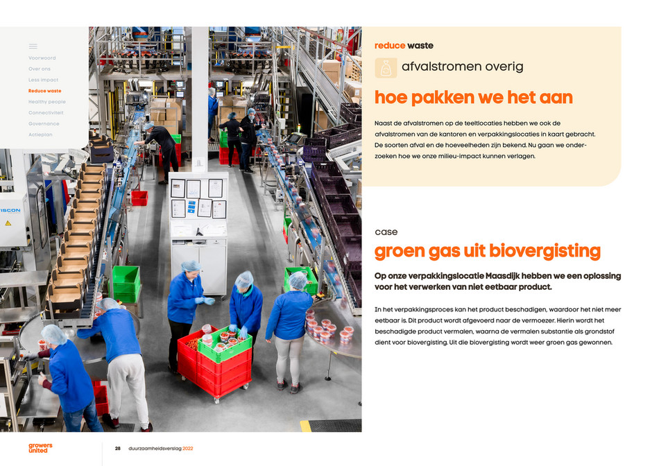Growers United Duurzaamheidsverslag 2022 - Page 28