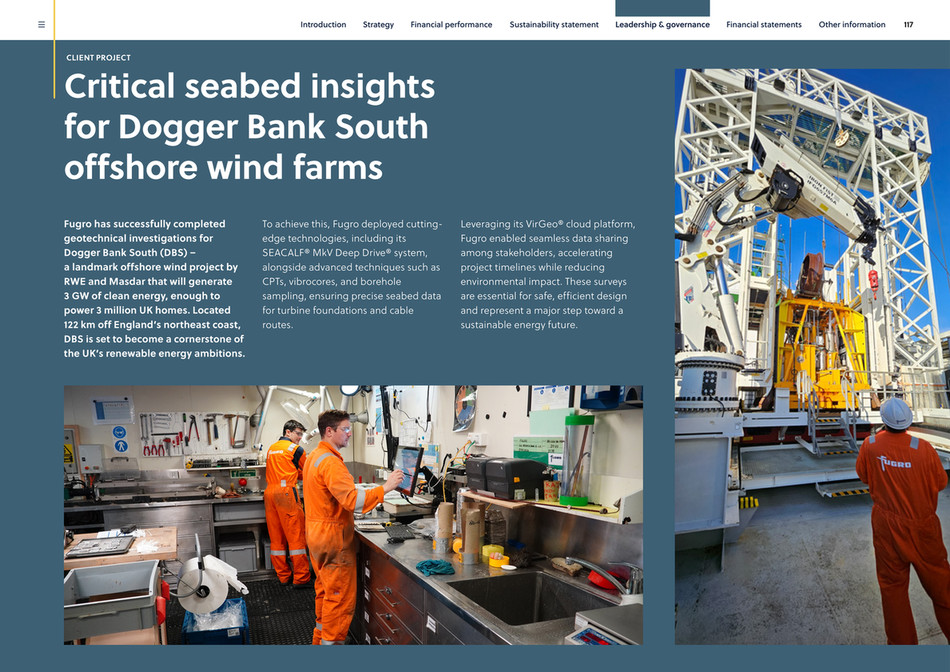 cfreport - Fugro Annual Report 2025 - Page 116