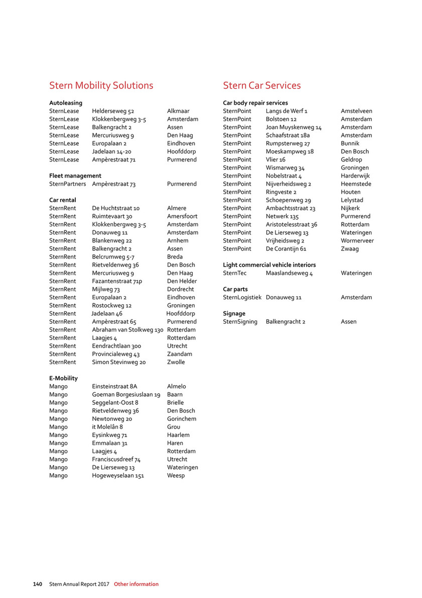 Cfreport Stern Annual Report 2017 Page 140 141