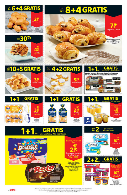 Lot Set 6+4 GRATIS