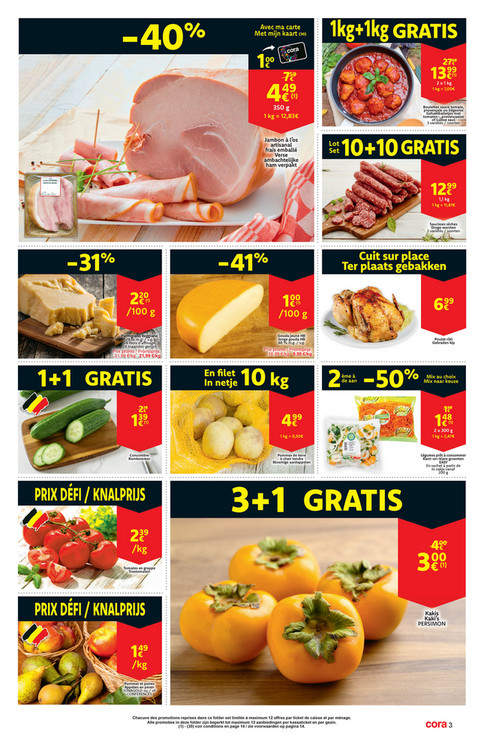 Jambon à l'os artisanal frais emballé