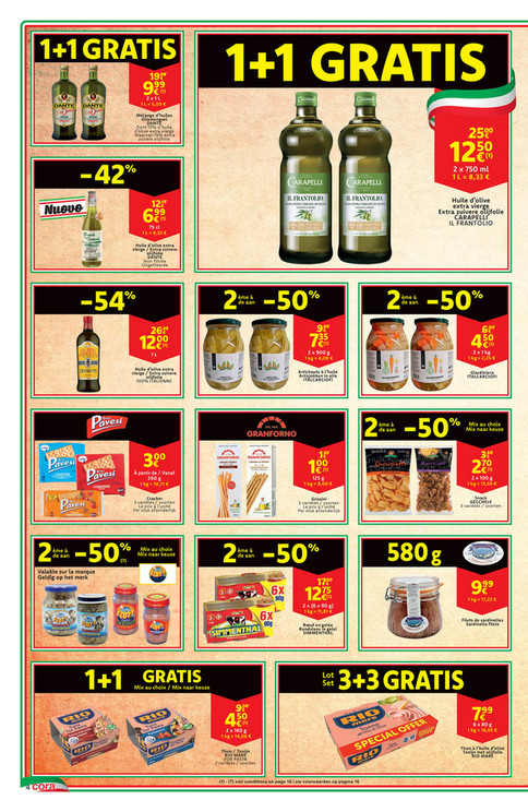 Huile d'olive extra vierge Extra zuivere olijfolie CARAPELLI IL FRANTOLIO