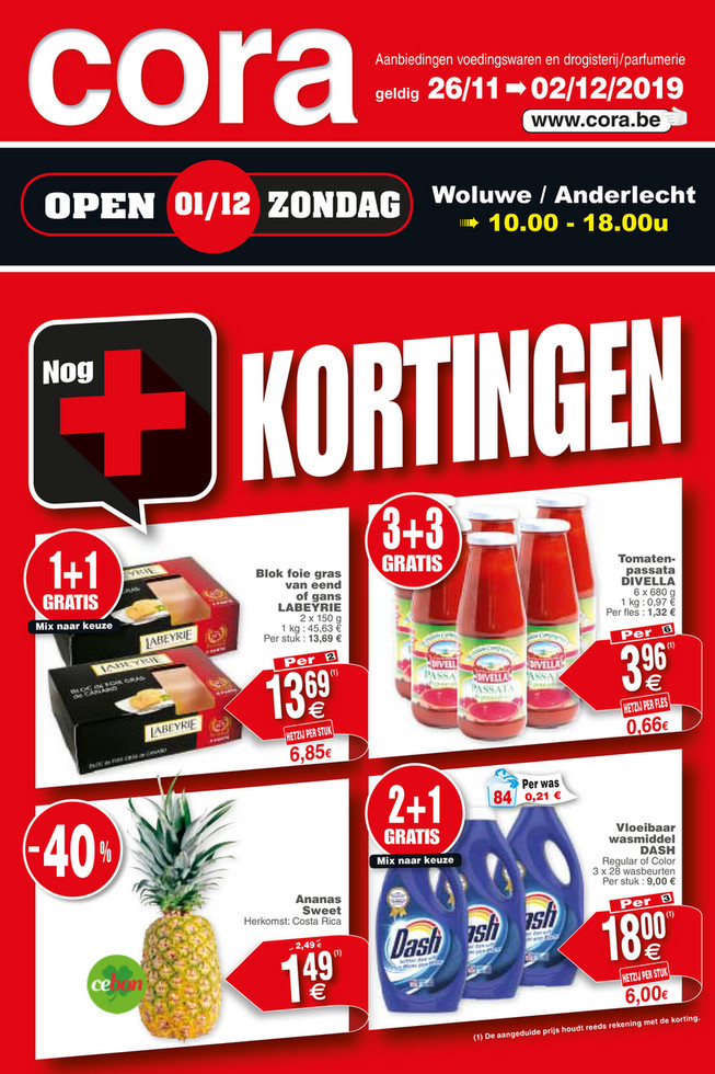 Cora folder van 26/11/2019 tot 02/12/2019 - Weekpromoties 47 Food