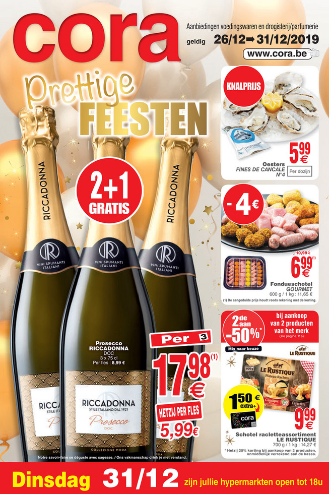 Cora folder van 26/12/2019 tot 31/12/2019 - Weekpromoties 52 Food