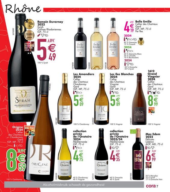Romain Duvernay 2022 Syrah Collines Rhodaniennes IGP, 75 cl
