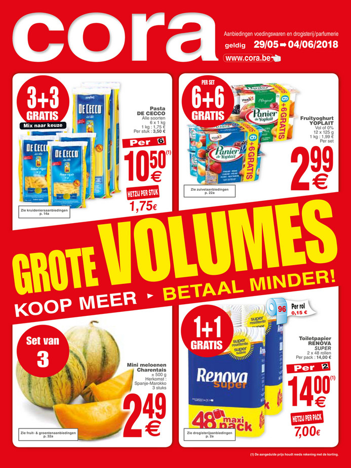 Cora folder van 27/05/2018 tot 04/06/2018 - Grote volumes food begin juni.pdf