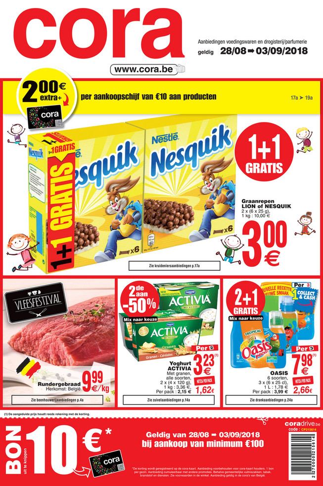 Cora folder van 28/08/2018 tot 03/09/2018 - Weekpromoties 35 food