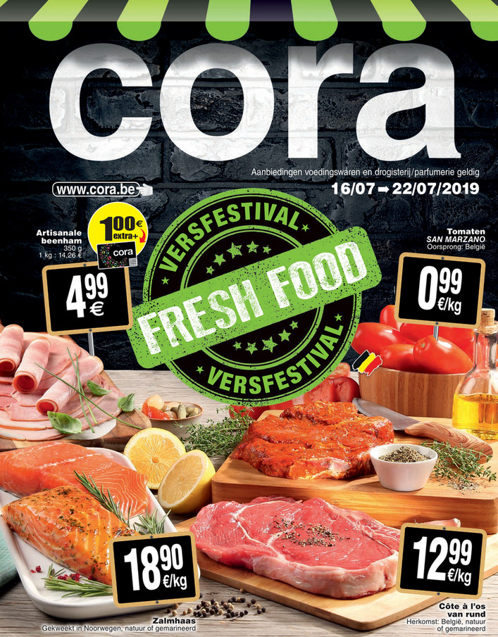 Cora folder van 16/07/2019 tot 22/07/2019 - Weekpromoties 29 food