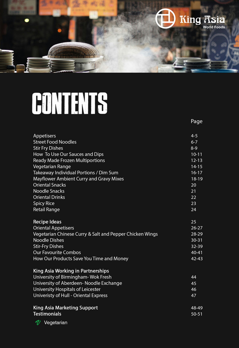 King Asia Foods King Asia Foods Brochure Page 1 Created With Publitas Com