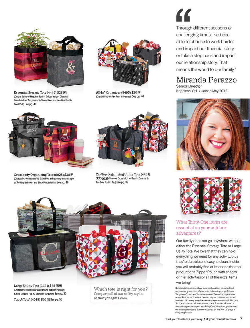 Thirty One Gifts Winter Catalog 2018 Page 6 7 Created with