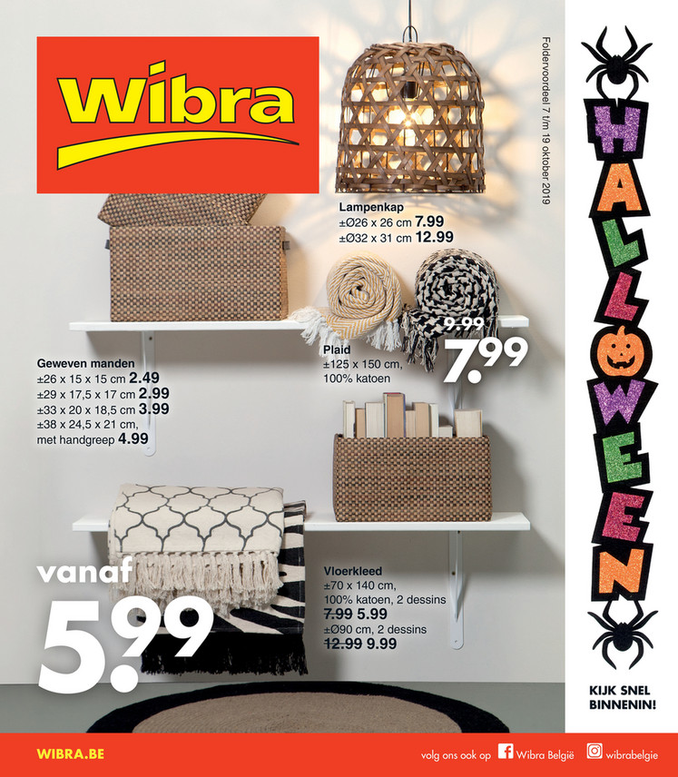 Wibra folder van 07/10/2019 tot 19/10/2019 - Weekpromoties 39