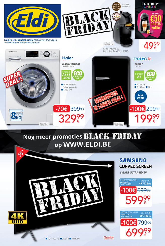 Eldi folder van 23/11/2018 tot 09/12/2018 - Maandpromoties