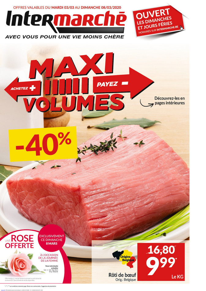 Folder Intermarché du 03/03/2020 au 08/03/2020 - Promotions de la semaine 10