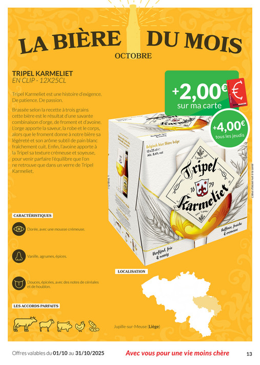 TRIPEL KARMELIET EN CLIP - 12X25CL