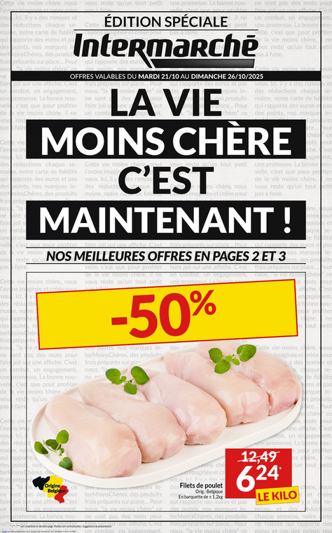 Filets de poulet