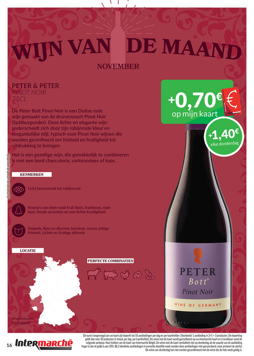 PETER & PETER PINOT NOIR 75CL