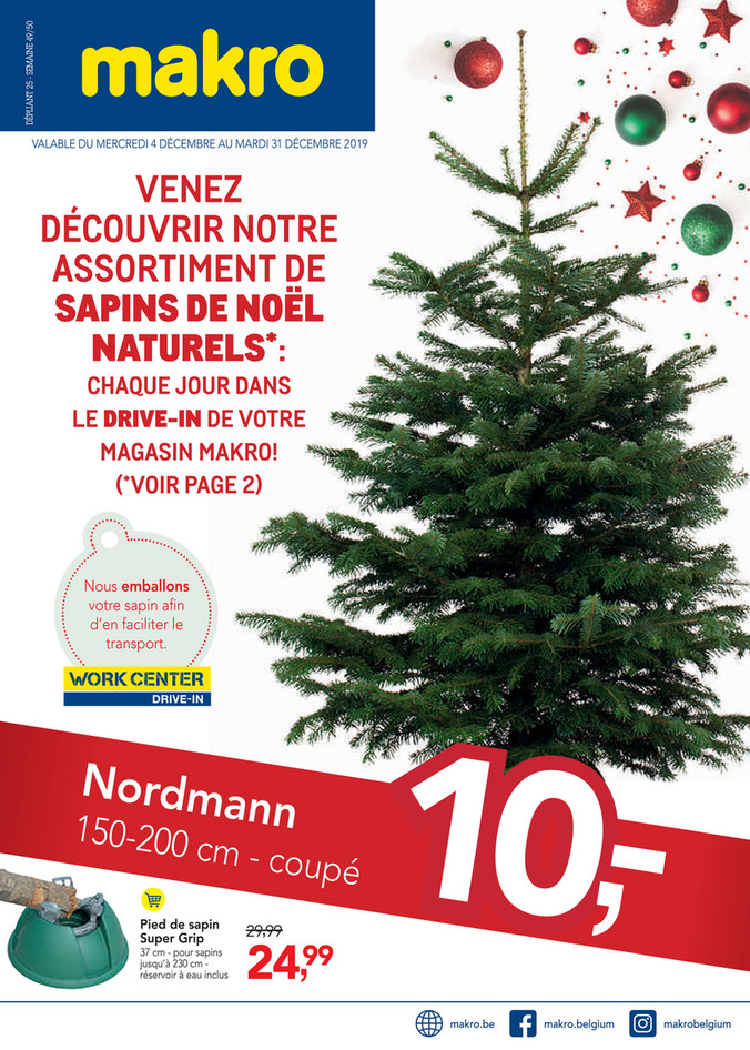 Folder Makro du 04/12/2019 au 31/12/2019 - Sapins de Noël