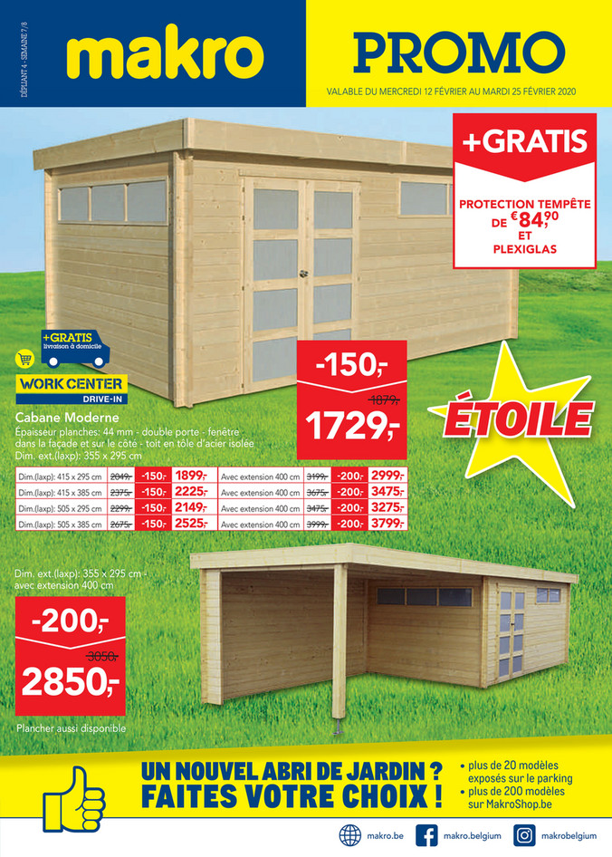 Folder Makro du 12/02/2020 au 25/02/2020 - Promotions de la semaine 07 non-food