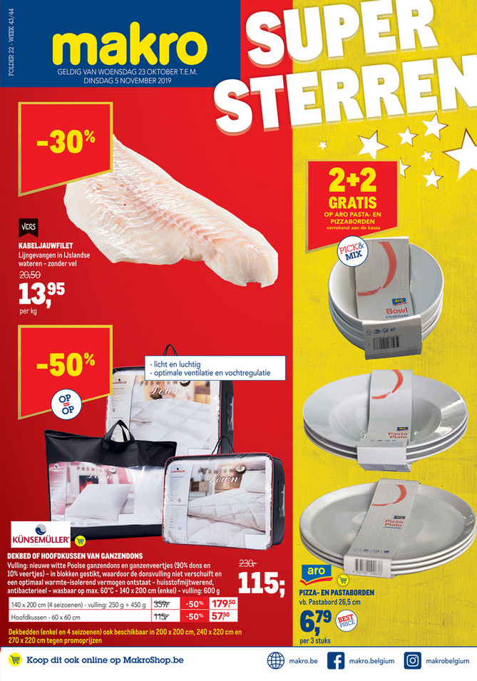 Makro folder van 23/10/2019 tot 05/11/2019 - SuperSterren
