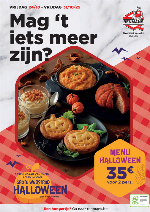 MENU HALLOWEEN