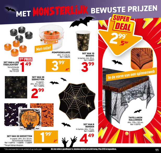 SET VAN 4 LED THEELICHTEN*