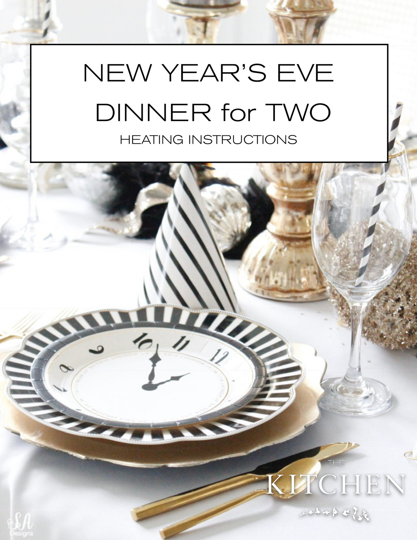 The Kitchen - New Year's Eve Dinner for Two Heating Instructions 2020 ...