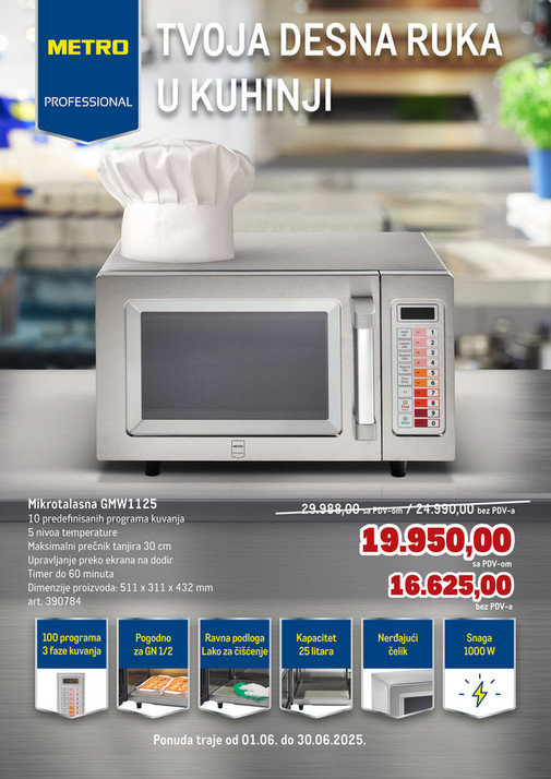 Mikrotalasna GMW1125