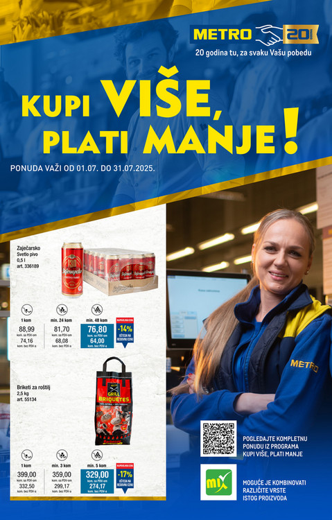 Kupi više plati manje