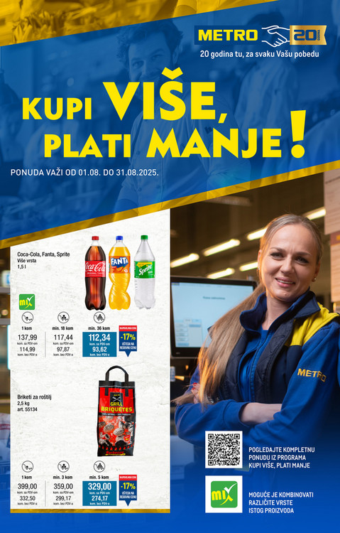 Kupi više plati manje