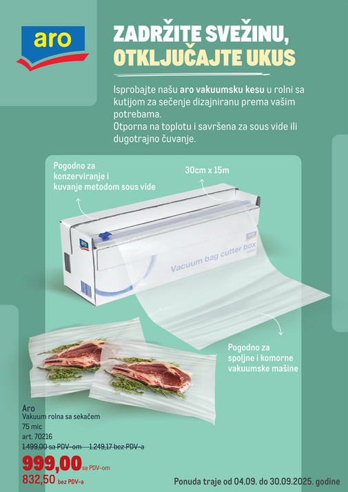 Vakuum zavarivač i vakuum kese