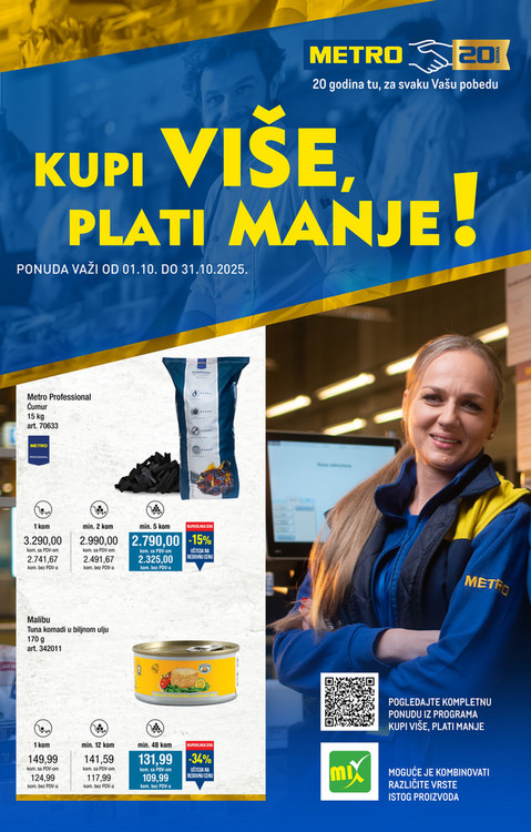 Kupi više plati manje