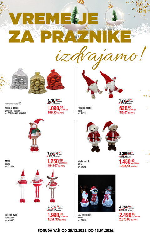Novogodišnji katalog - izdvajamo