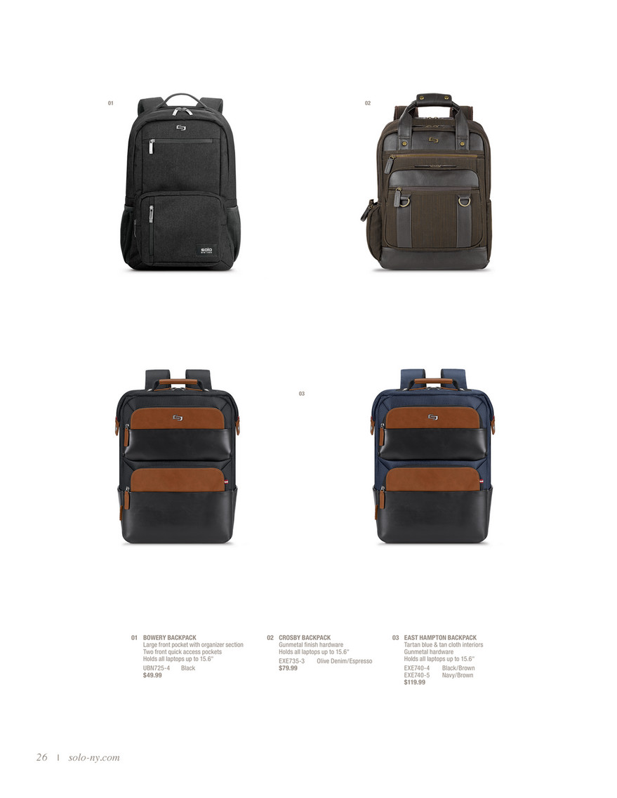solo bowery backpack
