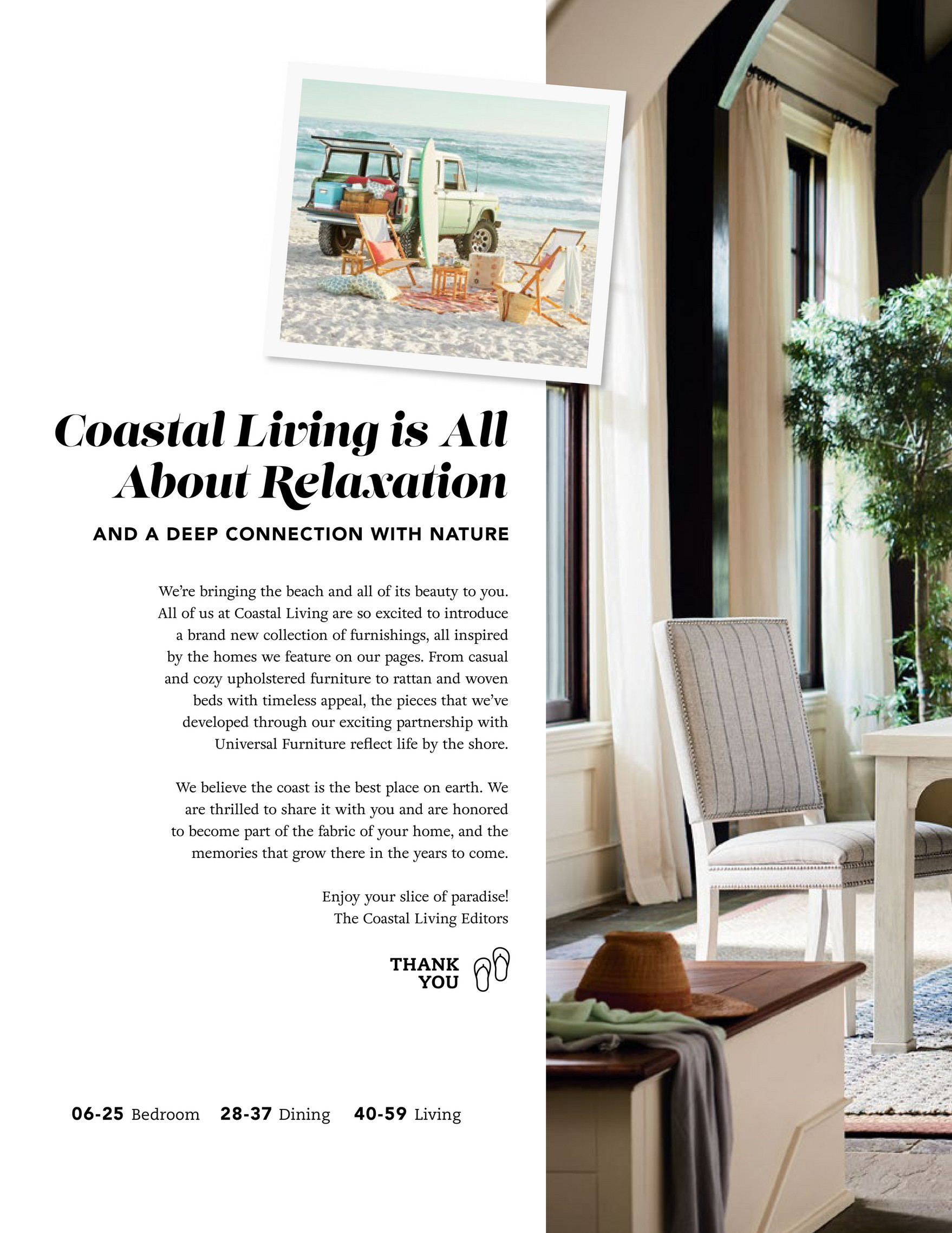 universal coastal living furniture collection on Reeds Furniture Universal Coastal Living Escape Catalog Page 1