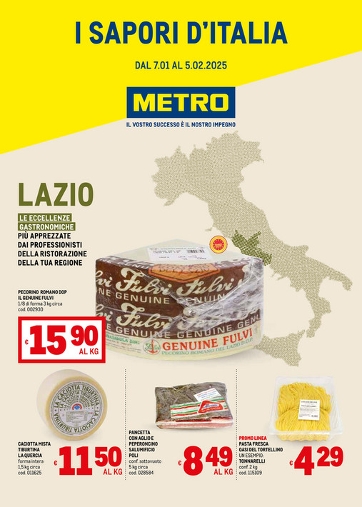 I sapori d'Italia - Lazio