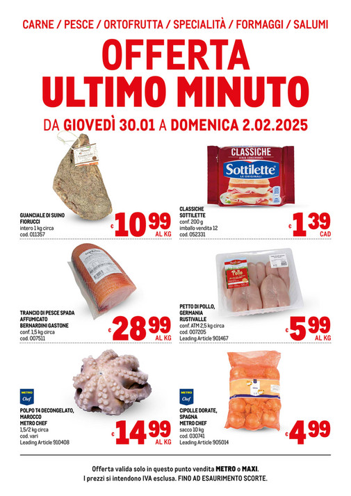 Offerta freschissimi 