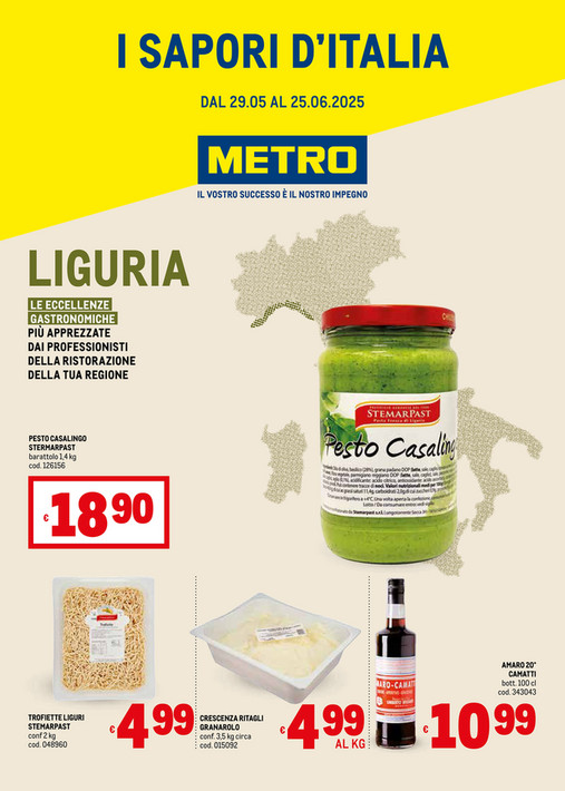Sapori d'Italia -Liguria