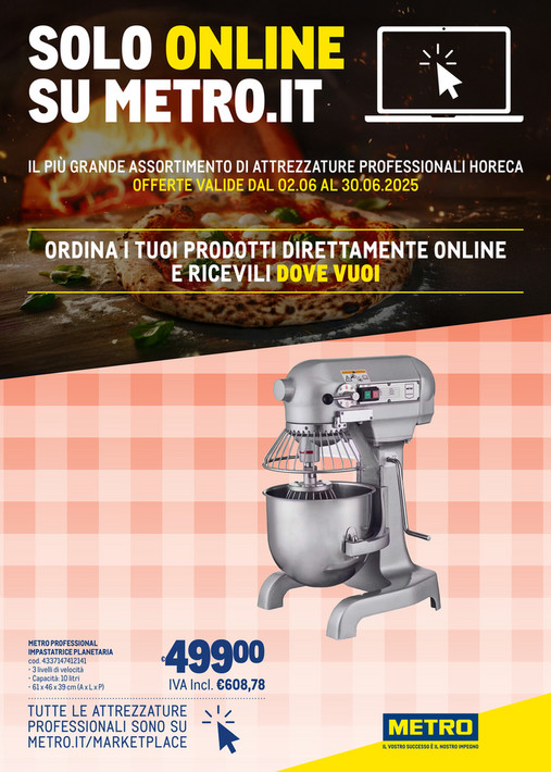 Offerte Solo Online Su Metro.it - Speciale Pizzeria
