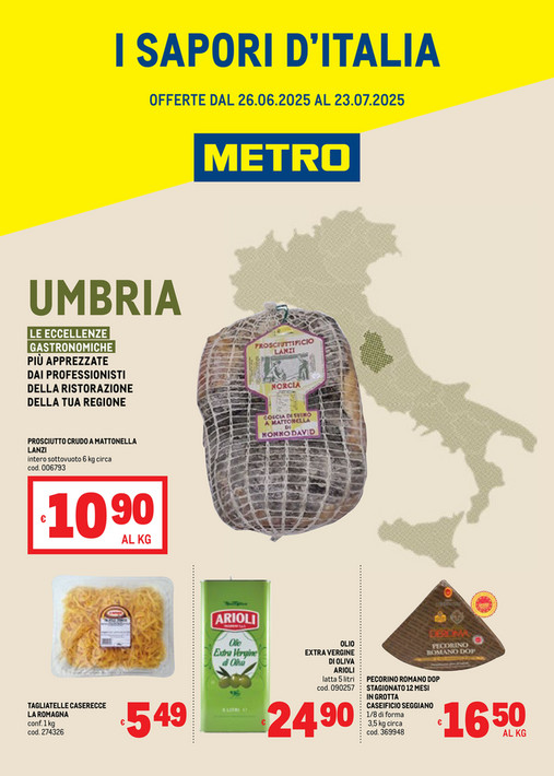 Sapori d'Italia -Umbria