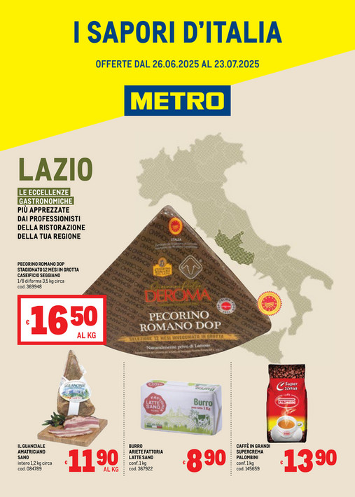 Sapori d'Italia -Lazio