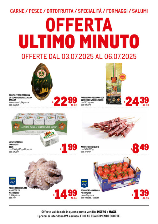 Offerte freschissimi