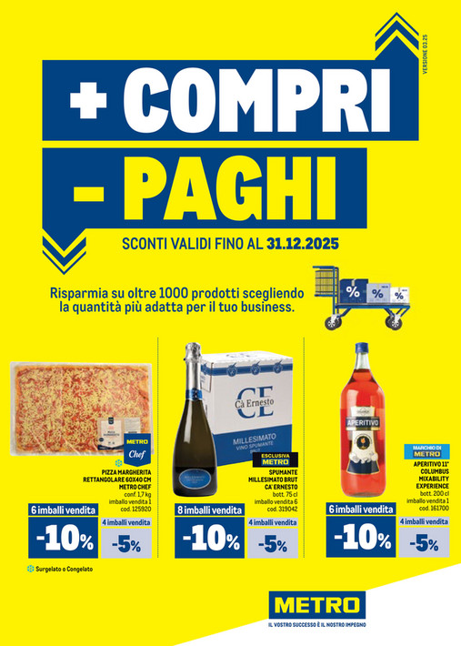+ Compri - Paghi fino al 31.12.2025